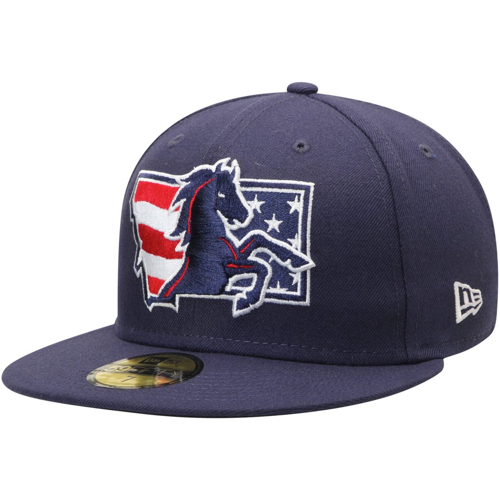 Billings Mustangs New Era Alternate 2 Authentic Collection On-Field 59FIFTY Fitted Hat - Navy