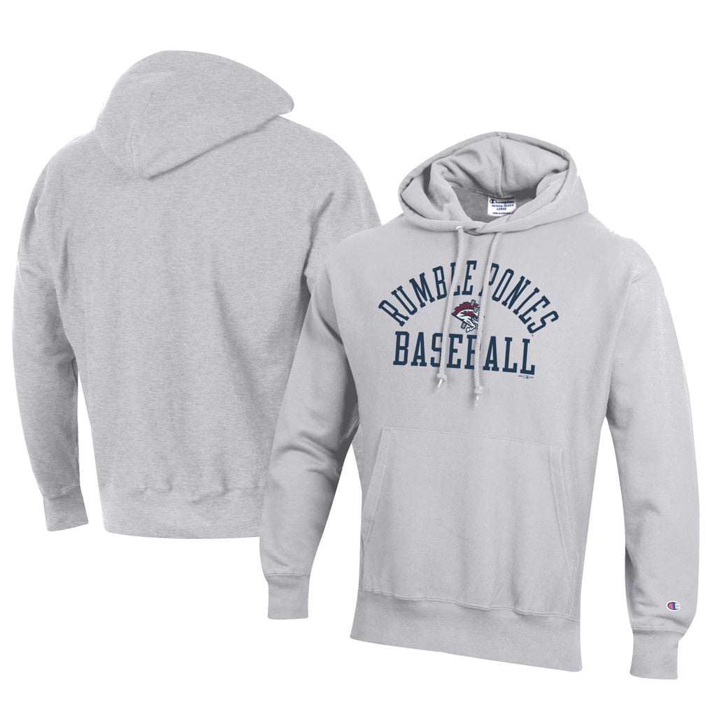 Binghamton Rumble Ponies Champion Baseball Reverse Weave Pullover Hoodie - Gray