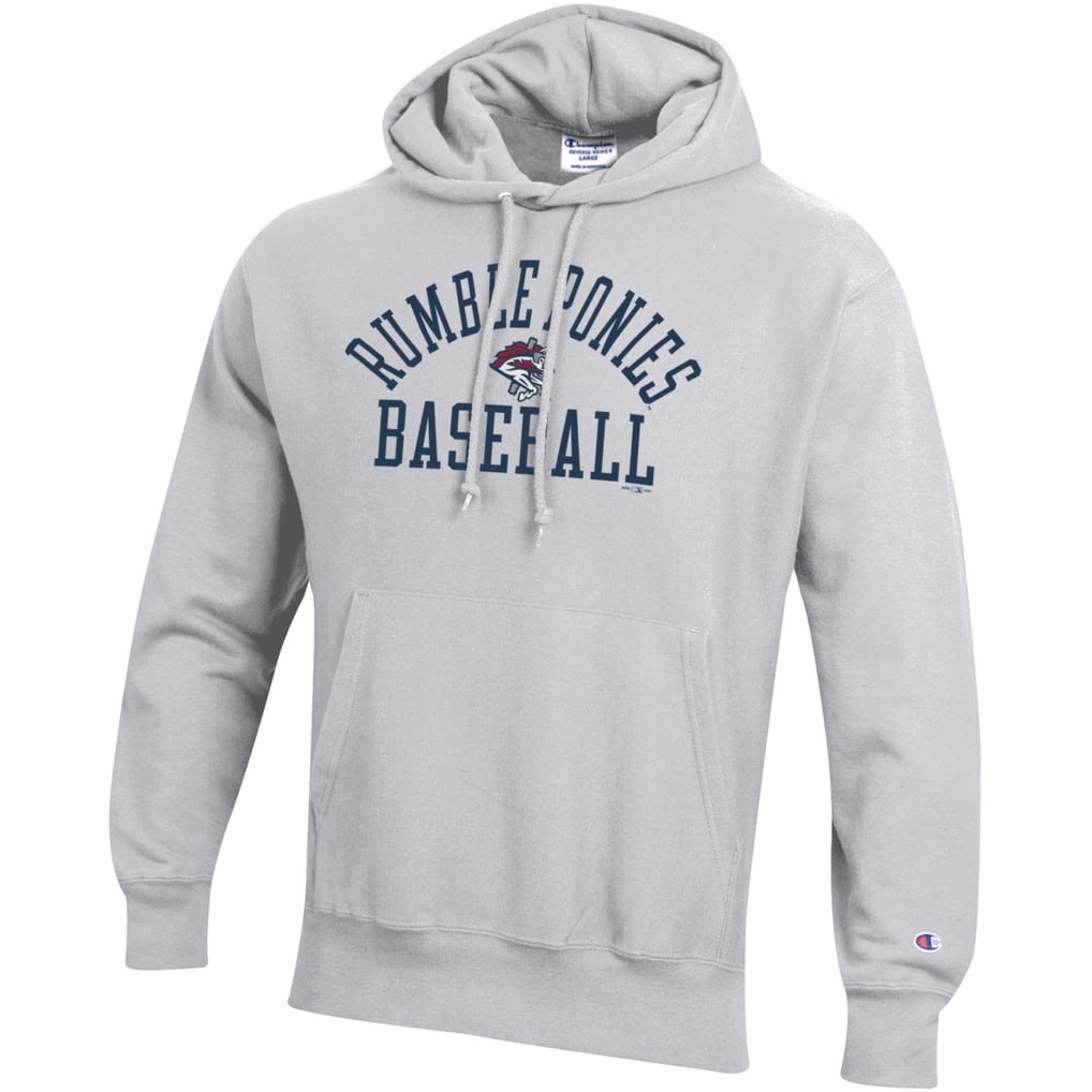 Binghamton Rumble Ponies Champion Baseball Reverse Weave Pullover Hoodie - Gray