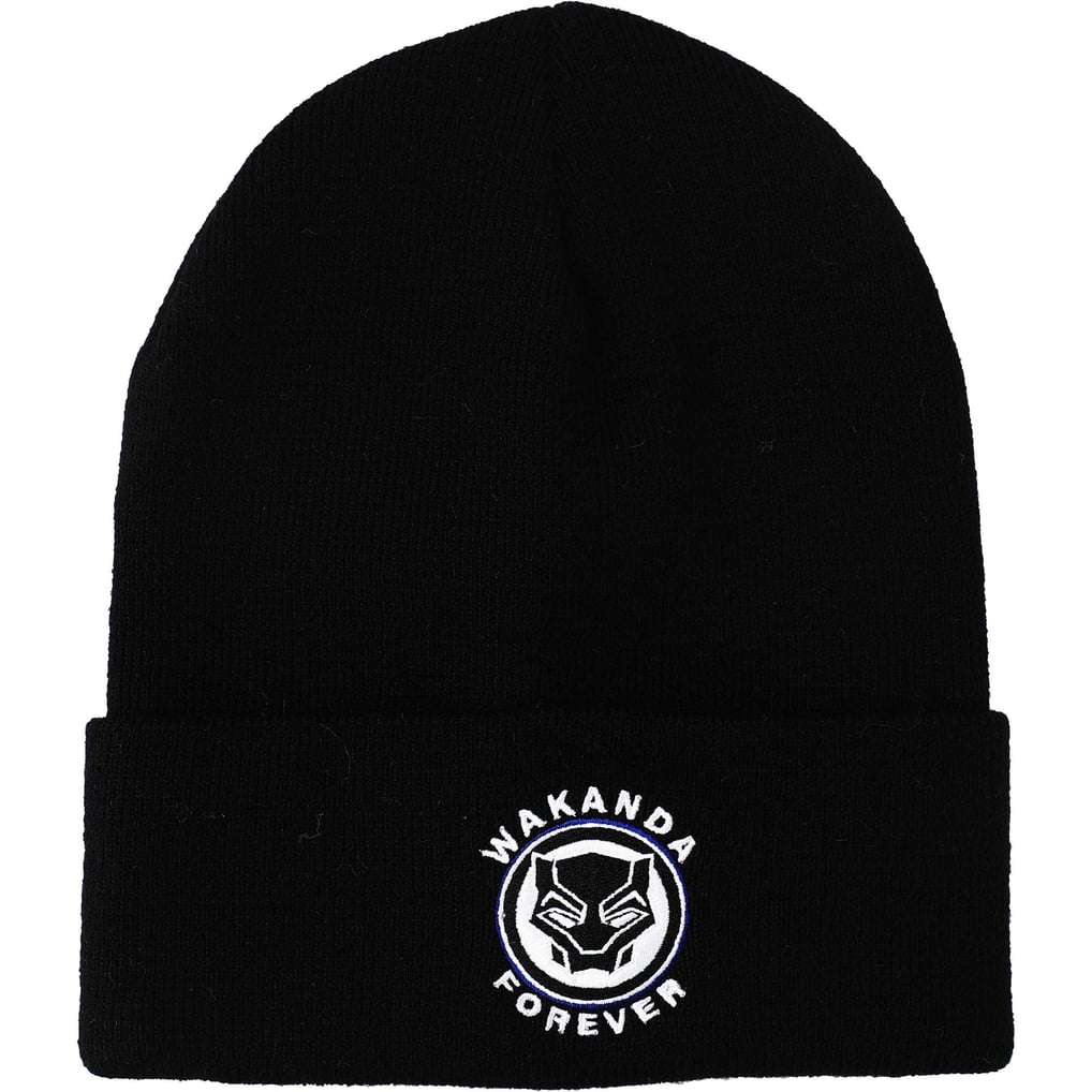  Black Panther Unisex  Cuffed Knit Hat - Black