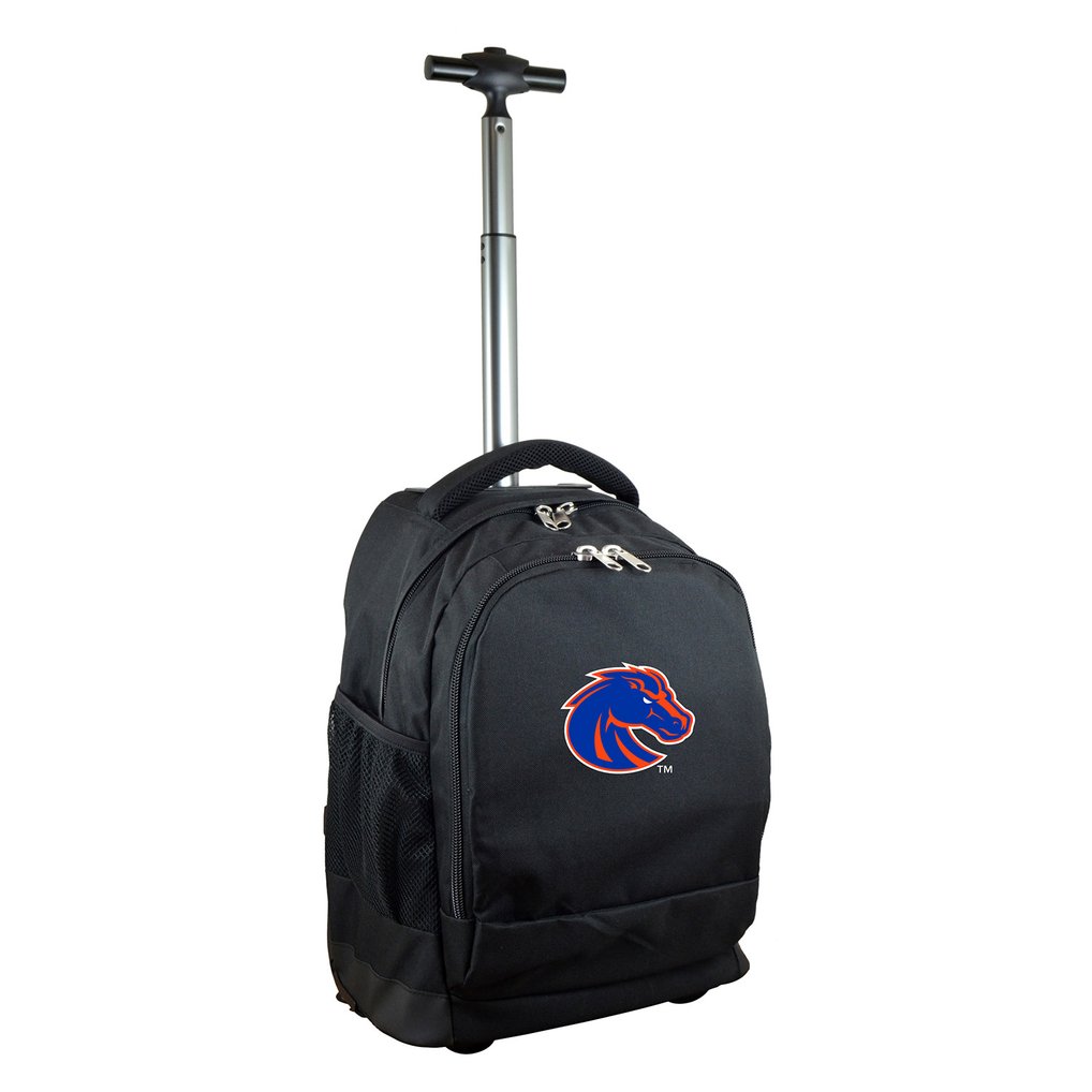 Boise State Broncos 19'' Premium Wheeled Backpack - Black