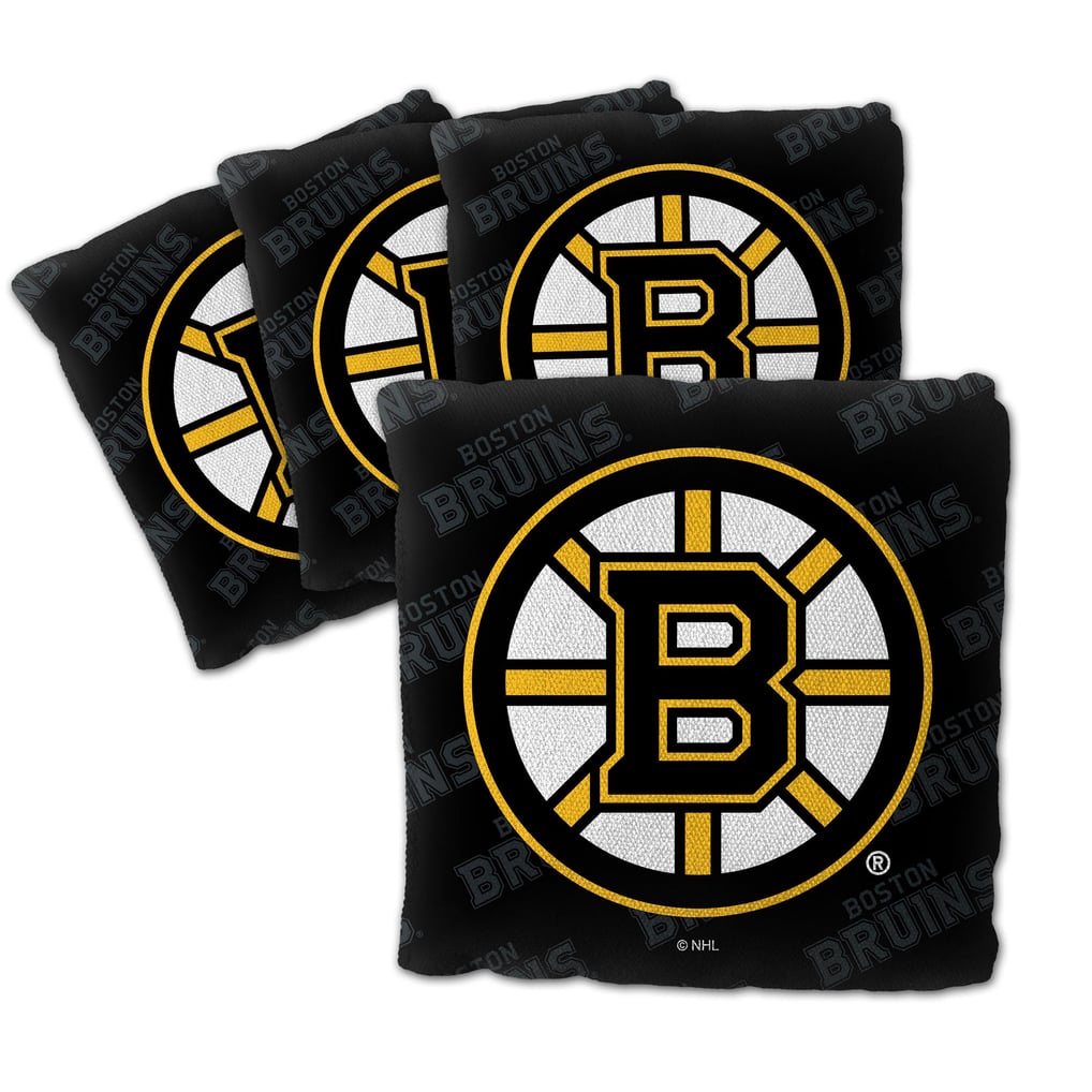 Boston Bruins IDNA Four-Piece Cornhole Bag Set