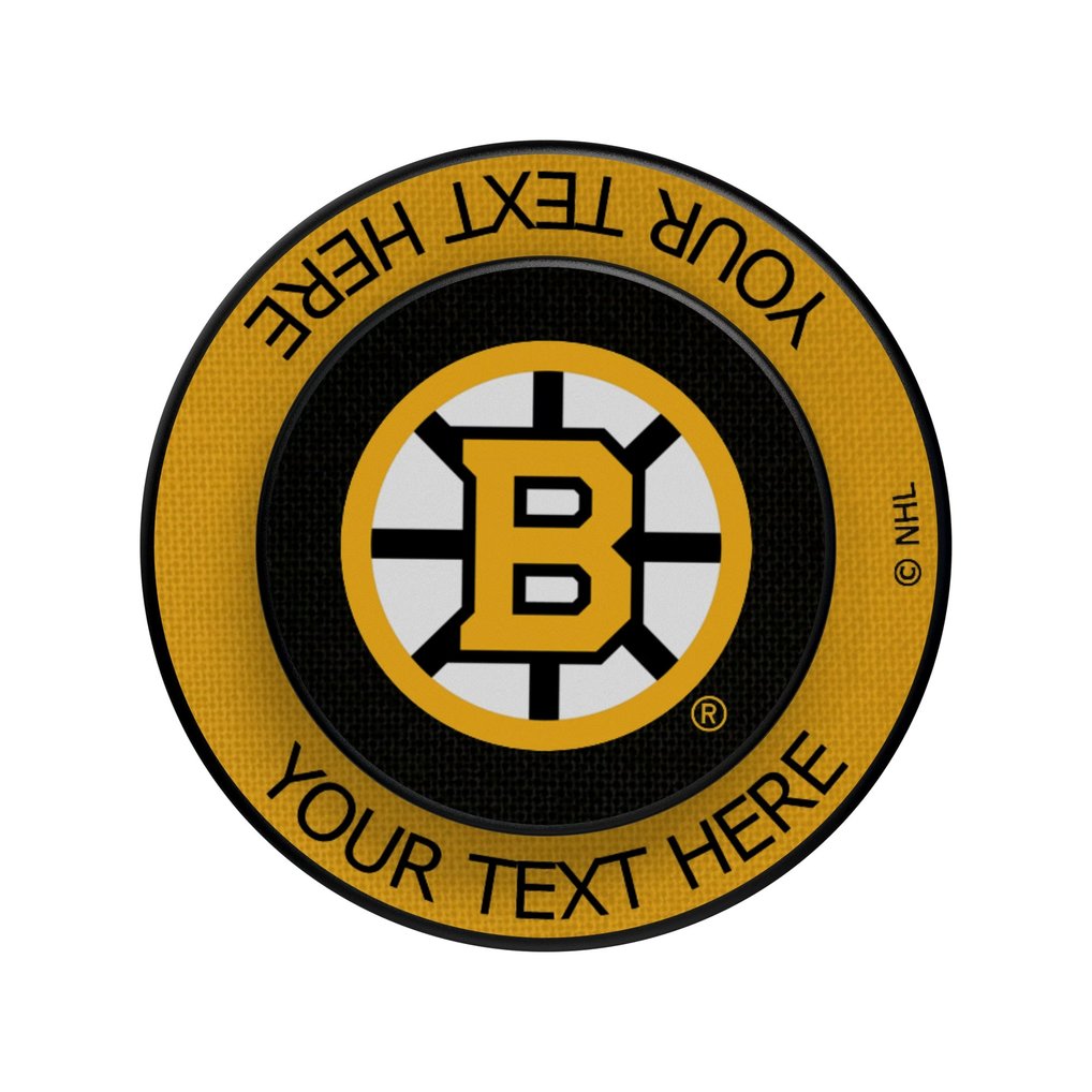 Boston Bruins Keyscaper Personalized Endzone Solid PopSockets Magnetic Phone Grip & Stand