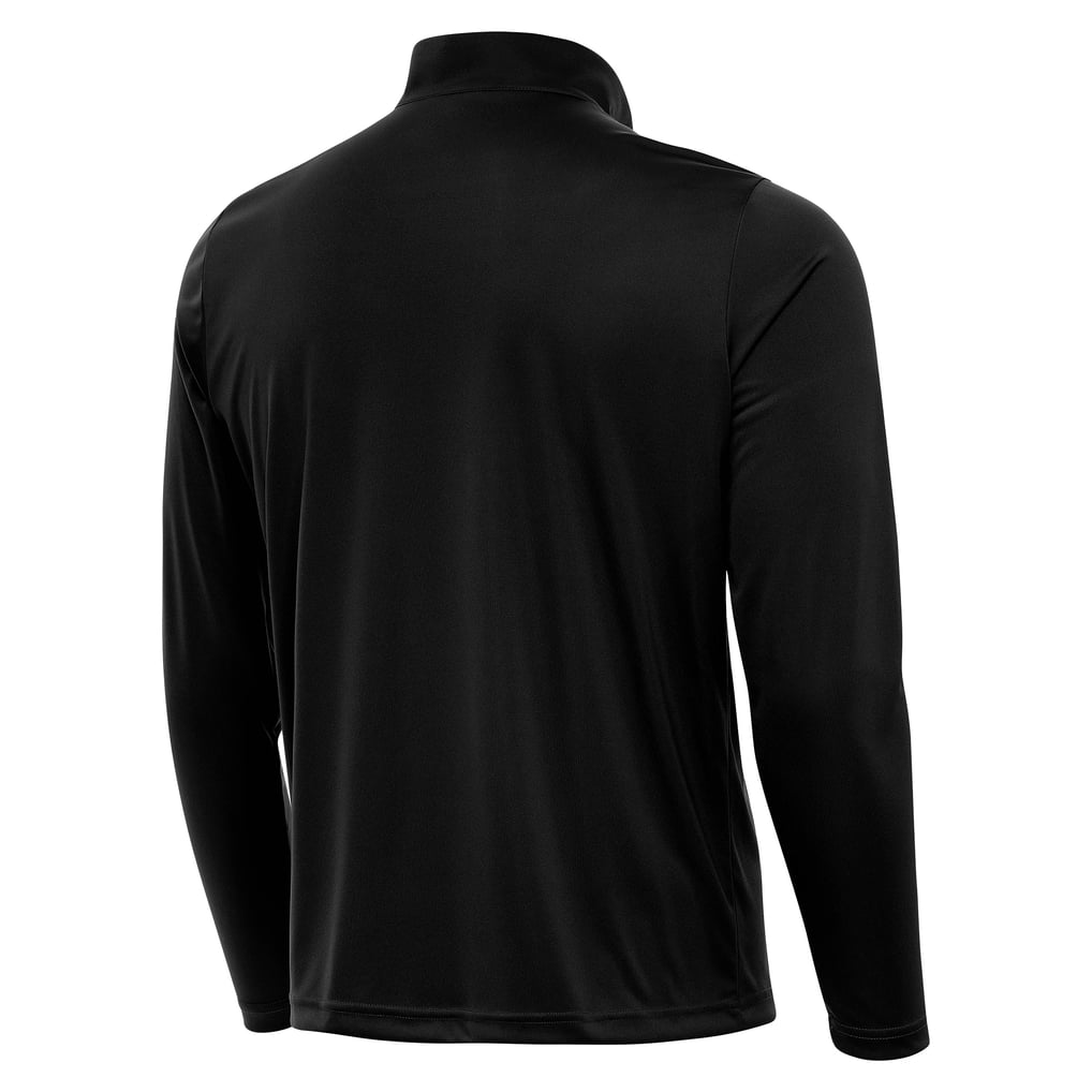 Boston Bruins Antigua Tribute Lightweight Quarter-Zip Pullover - Black