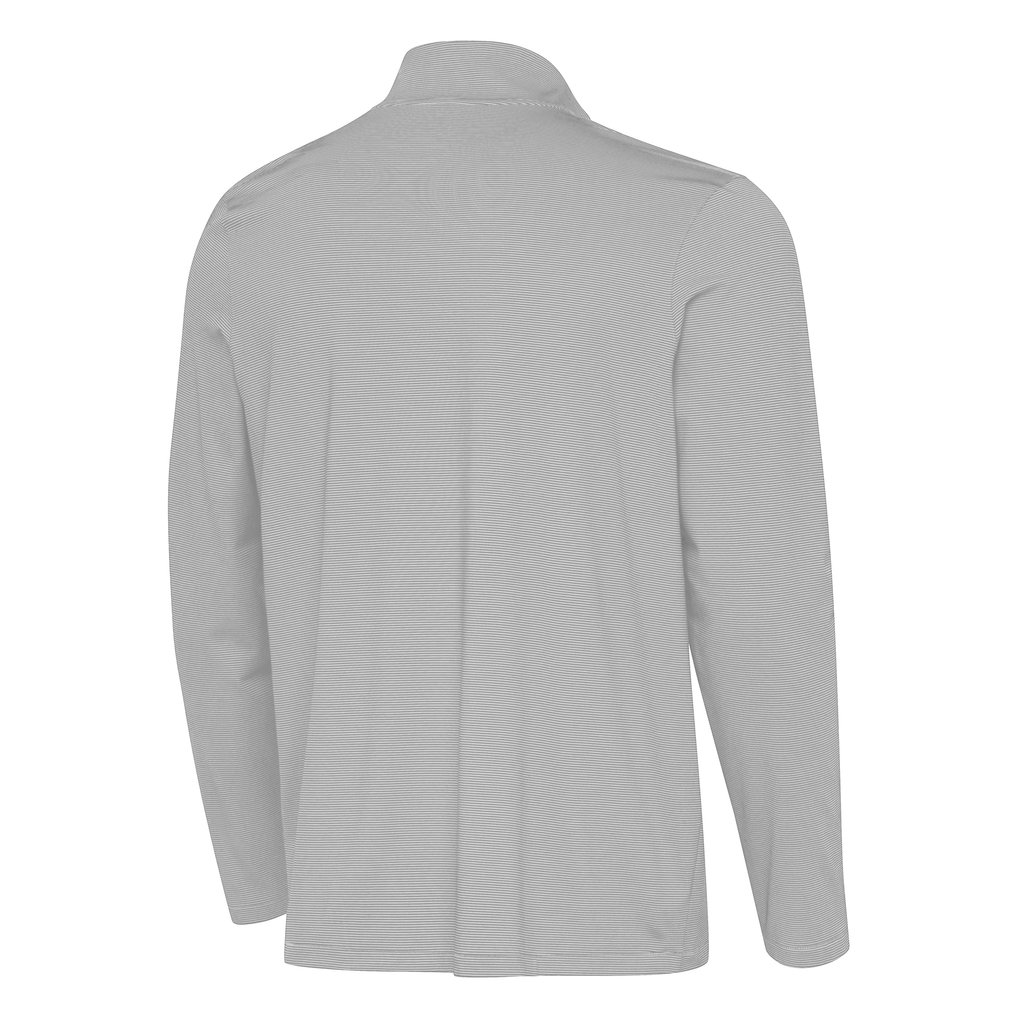 Boston Bruins Antigua Twine Quarter-Zip Pullover - Gray