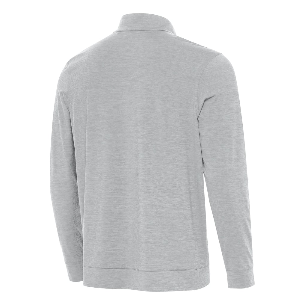 Boston Bruins Antigua Bright Quarter-Zip Pullover - Heather Gray