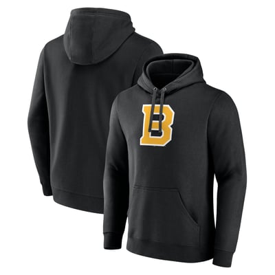 Boston Bruins Alternate Logo Pullover Hoodie - Black