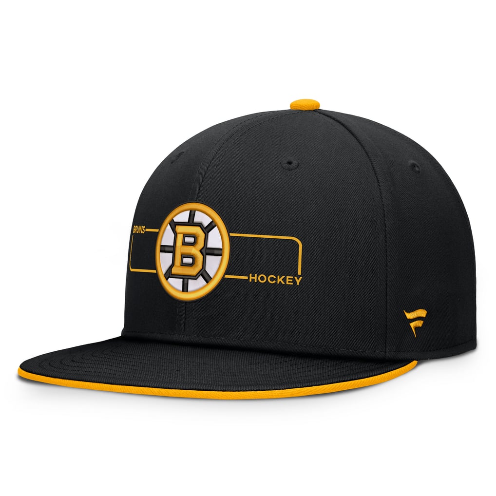 Boston Bruins Fanatics Authentic Pro Rink Snapback Hat - Black