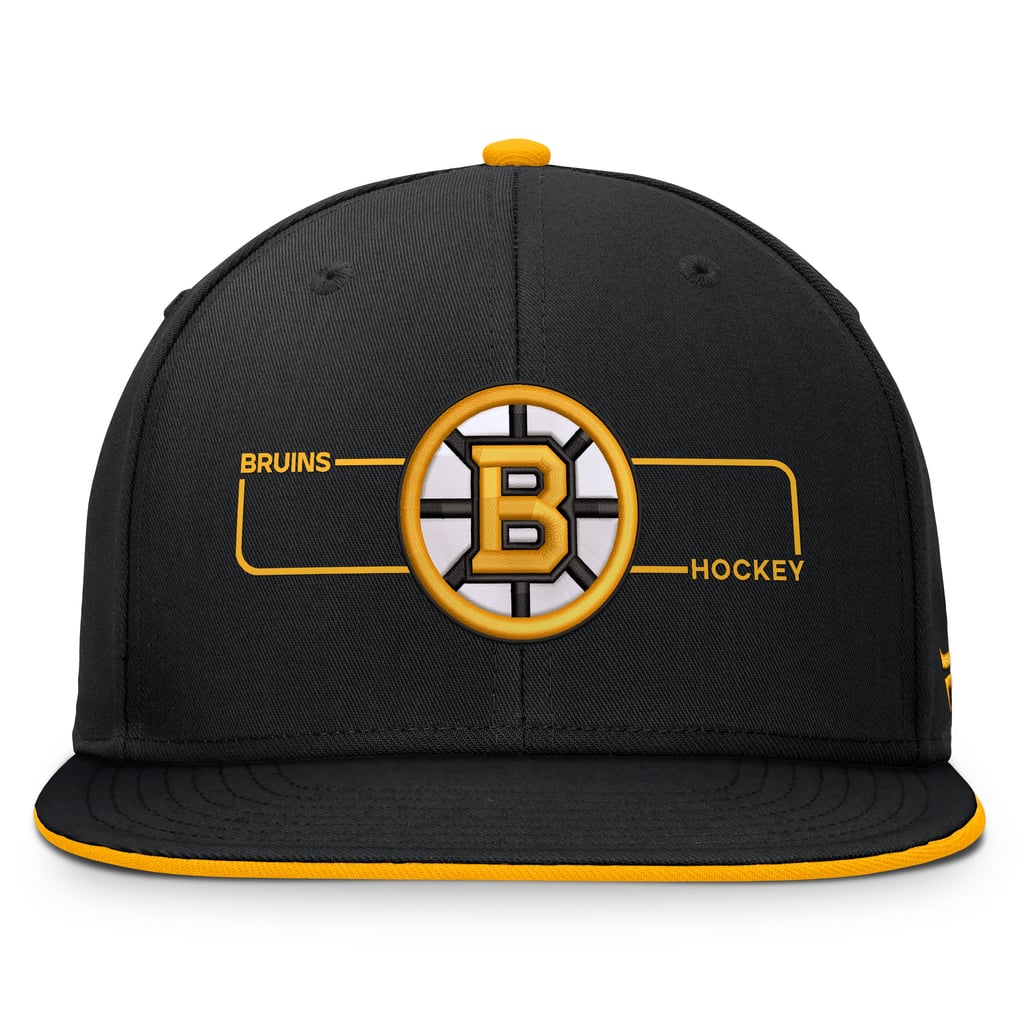 Boston Bruins Fanatics Authentic Pro Rink Snapback Hat - Black