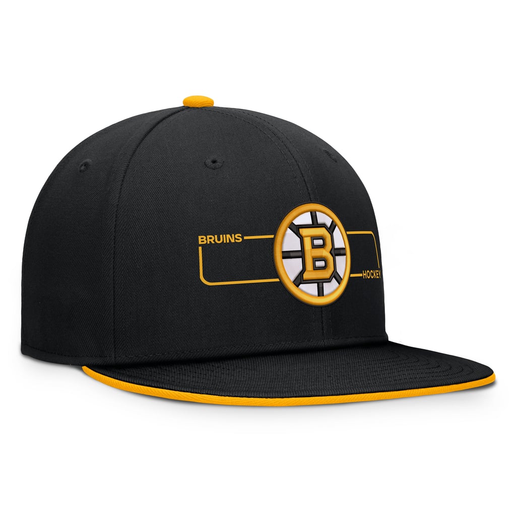Boston Bruins Fanatics Authentic Pro Rink Snapback Hat - Black
