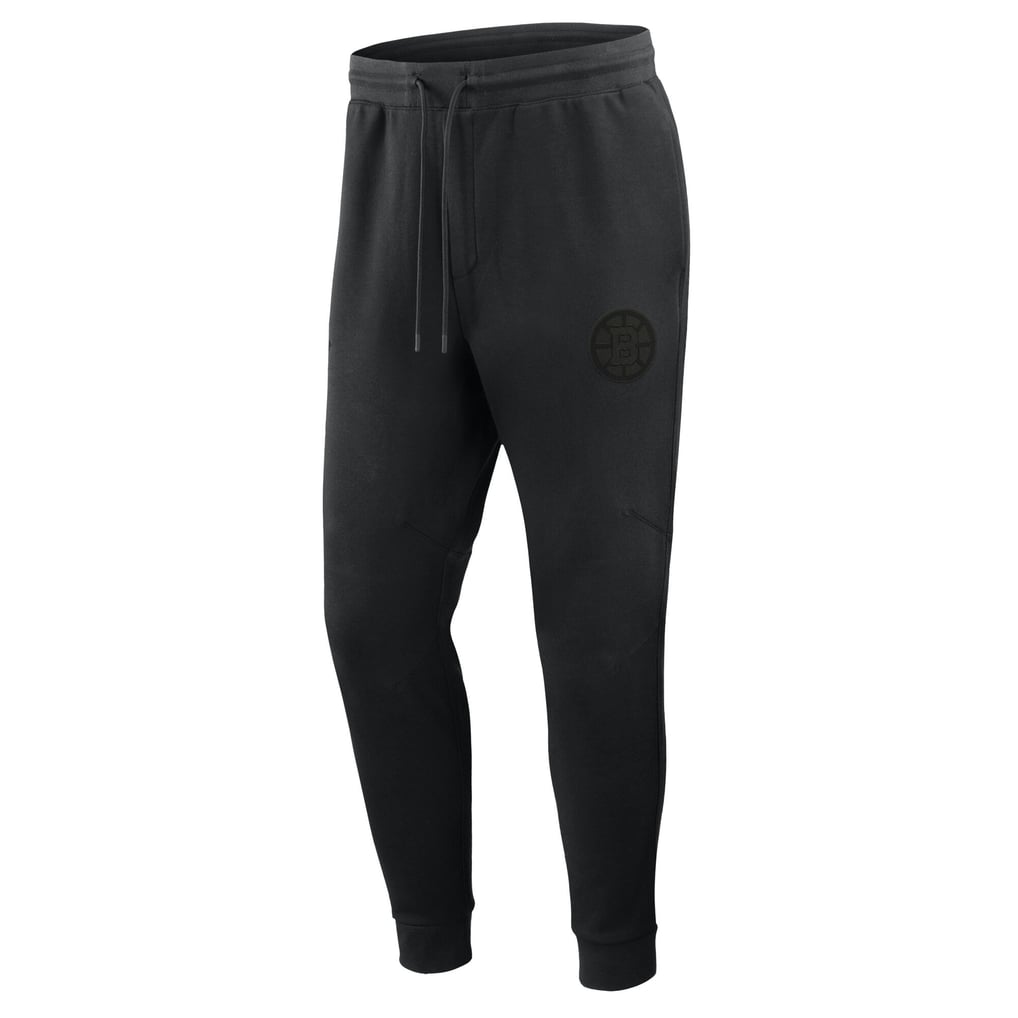 Boston Bruins Fanatics Authentic Pro Road Tri-Blend Joggers - Black
