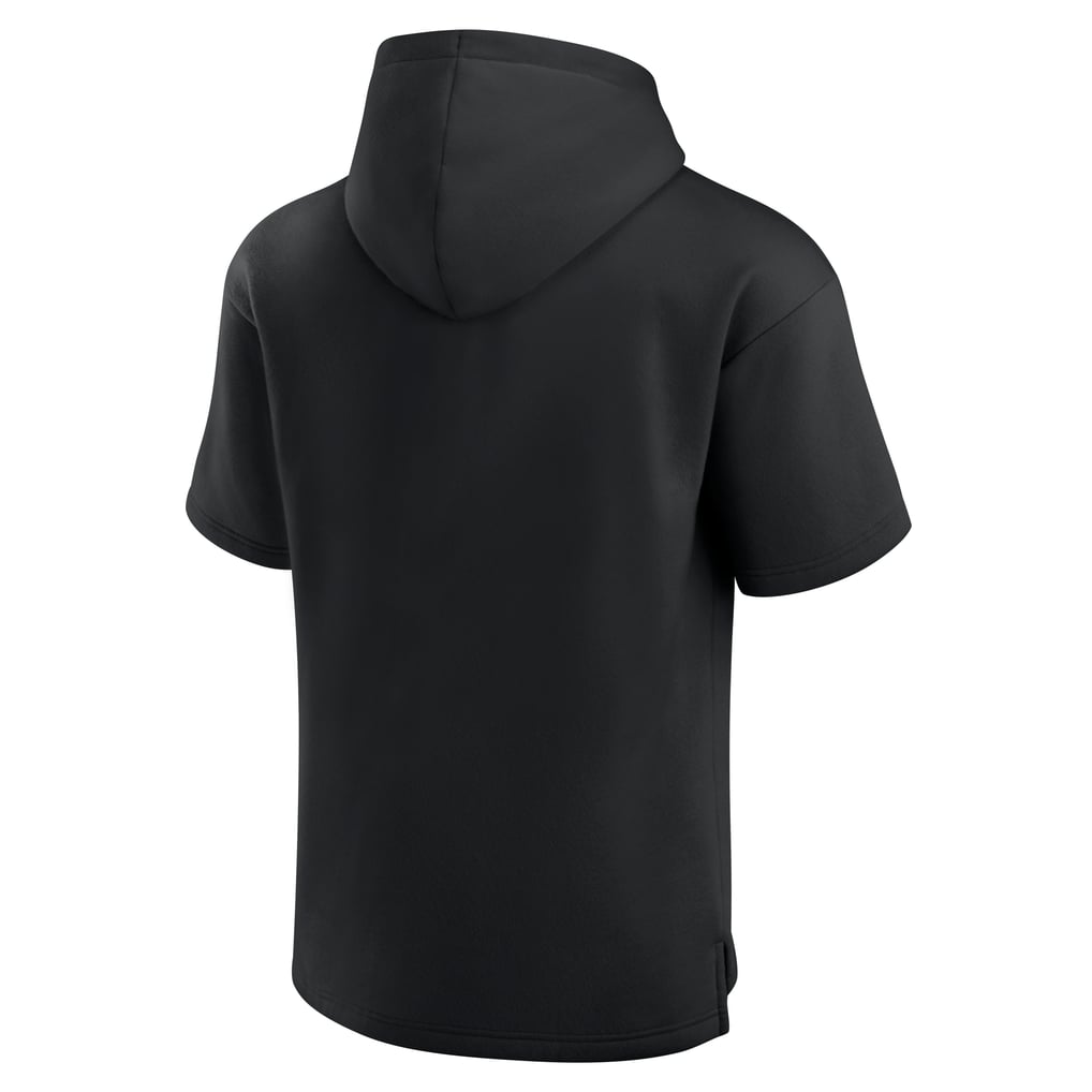  Boston Bruins Fanatics Elements Ready Short Sleeve Pullover Hoodie - Black
