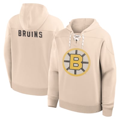 Boston Bruins Fanatics Vintage Hoodie - Cream