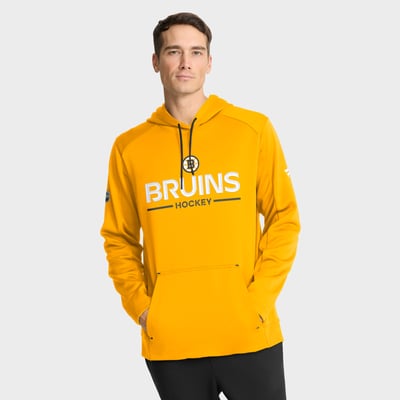 Boston Bruins Fanatics Authentic Pro Rink Hoodie - Gold