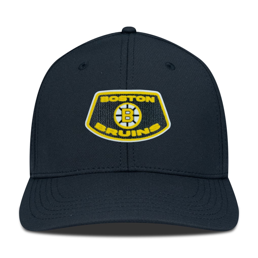 Boston Bruins Levelwear Retro Skylight Rise Flex Hat - Black