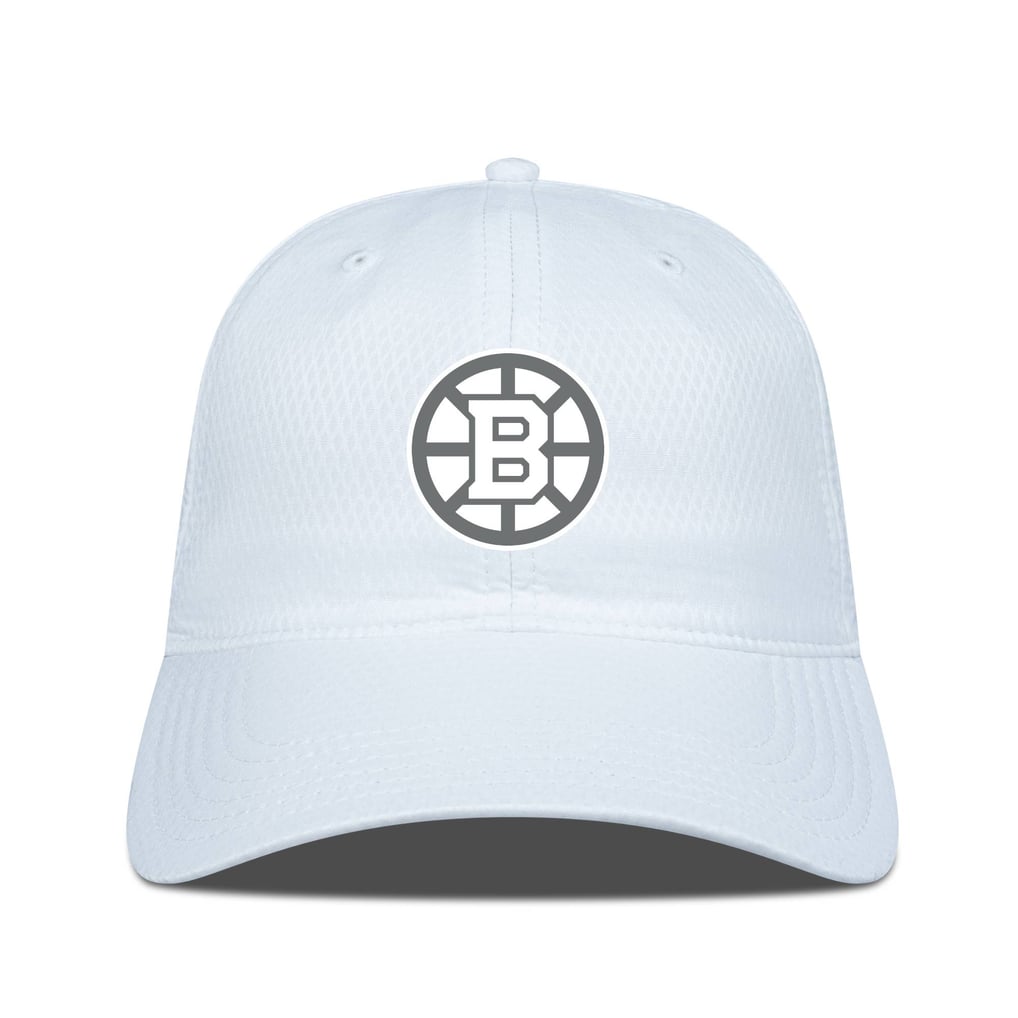 Boston Bruins Levelwear Matrix Slate & Snow Unstructured Adjustable Hat - White