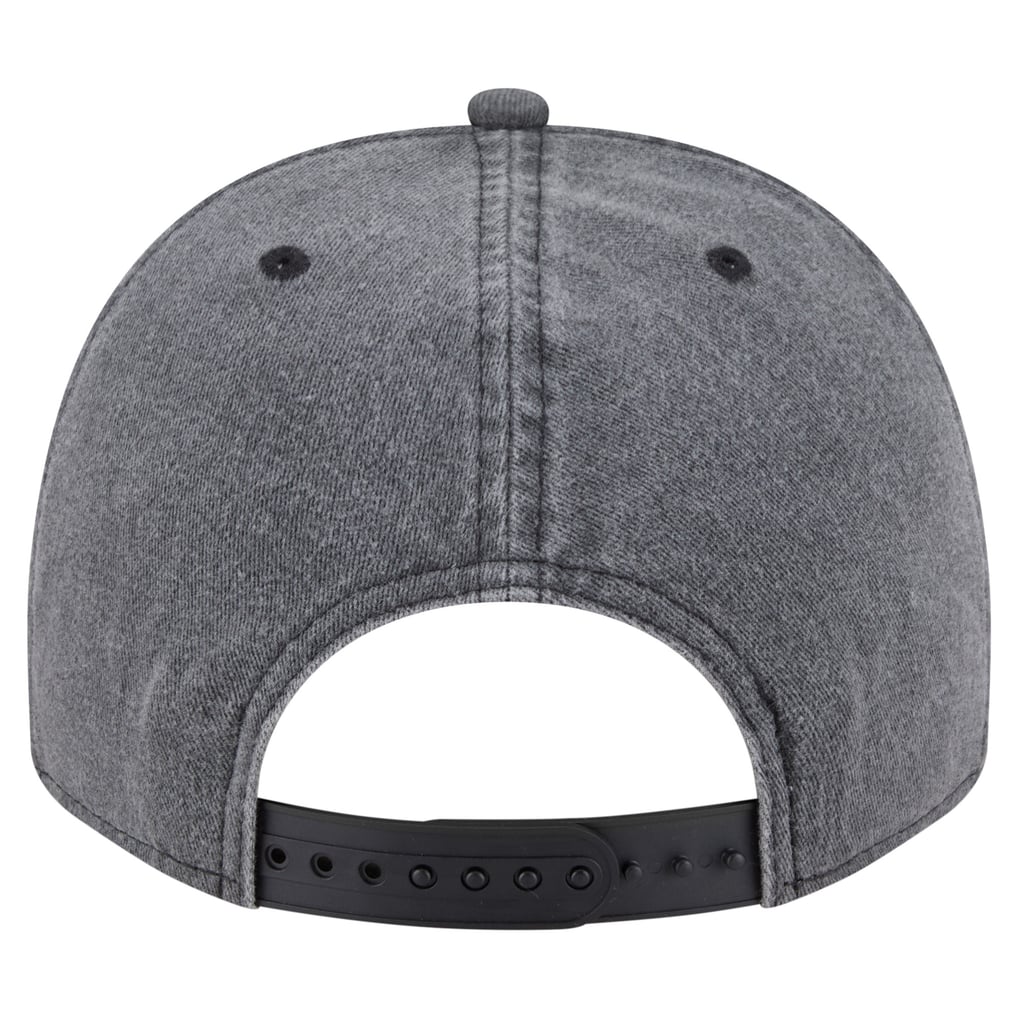  Boston Bruins New Era Throwback Washed A-Frame Pre-Curved 9FIFTY Snapback Hat - Charcoal