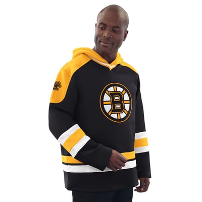 Boston Bruins Starter Hockey Pullover Hoodie - Black/Gold