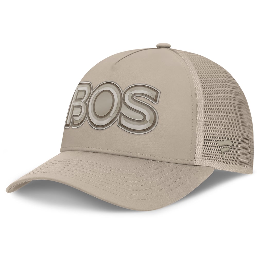 Boston Bruins Fanatics Women's Authentic Pro Road Trucker Adjustable Hat - Tan