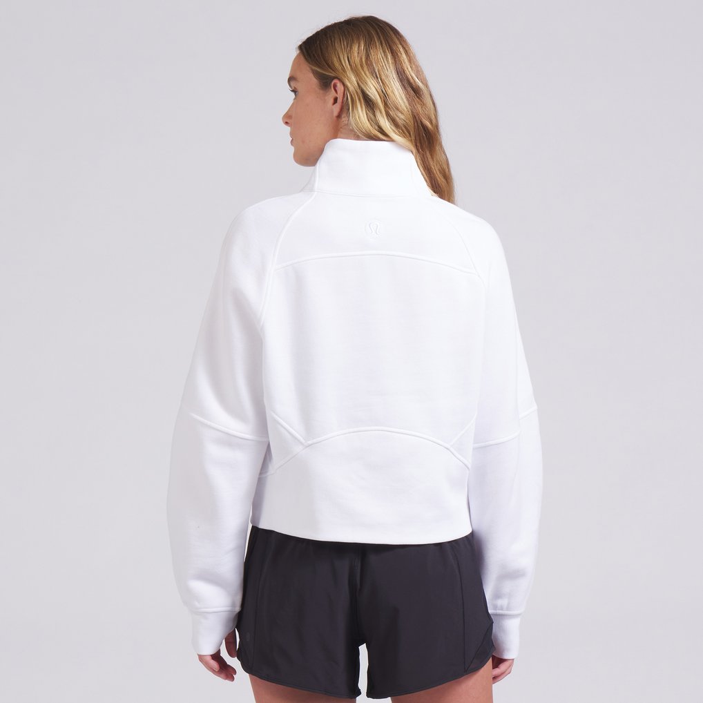 Boston Bruins lululemon Women's Scuba Oversized Half Zip Top - White