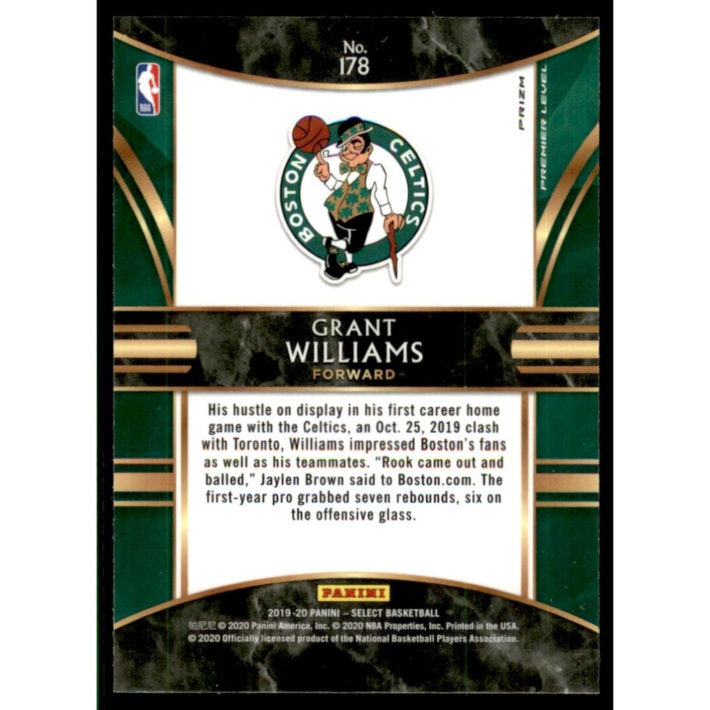 2019-20 Select Prizms Silver #178 Grant Williams
