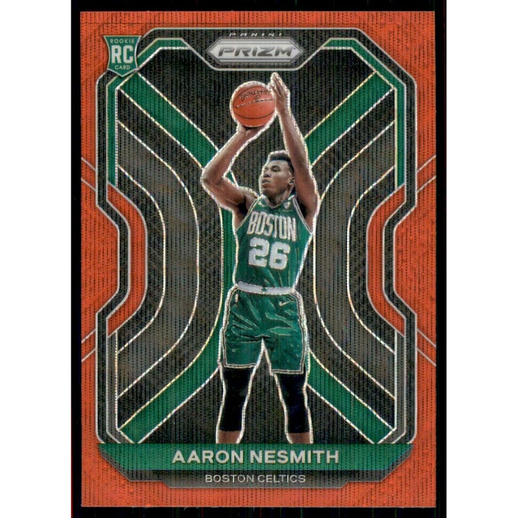 2020-21 Panini Prizm Prizms Ruby Wave #282 Aaron Nesmith