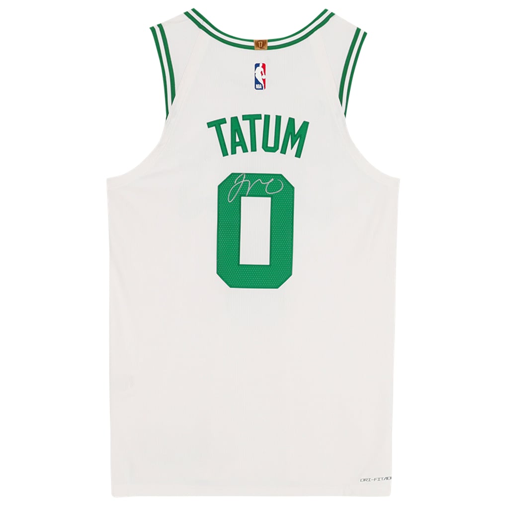 Jayson Tatum Boston Celtics Autographed Fanatics Authentic White Nike Association Authentic Jersey 