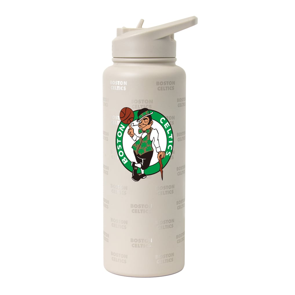 Boston Celtics Logo Brands 34oz. Sand Ghost Quencher Bottle