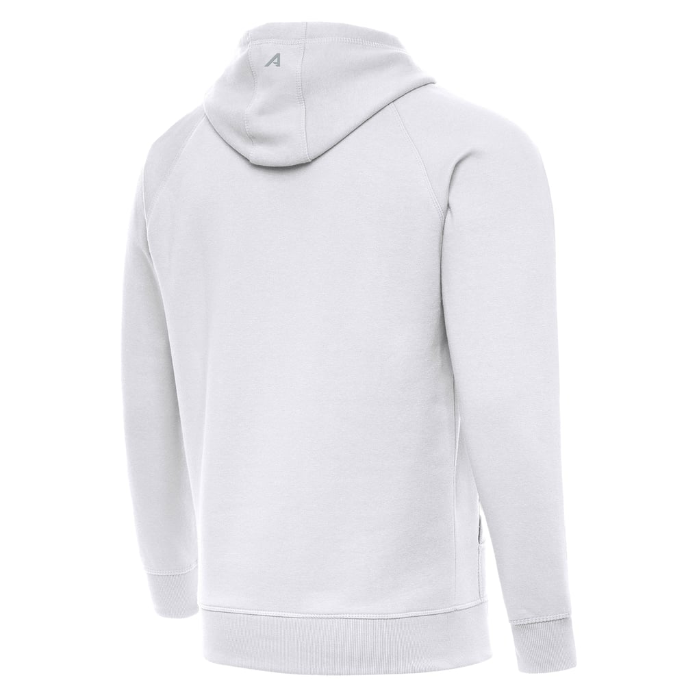 Boston Celtics Antigua St. Patrick's Day Victory Raglan Pullover Hoodie - White