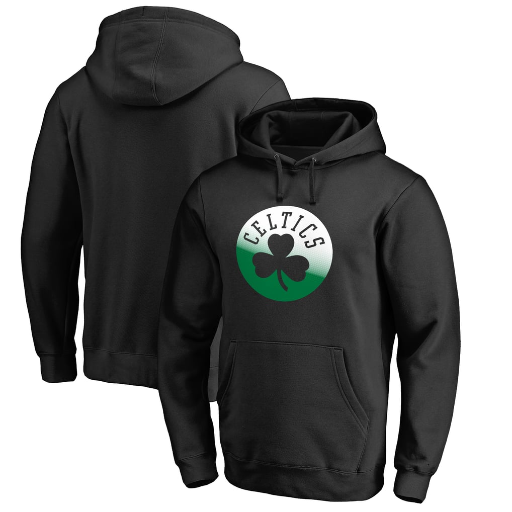 Boston Celtics Gradient Logo Pullover Hoodie - Black