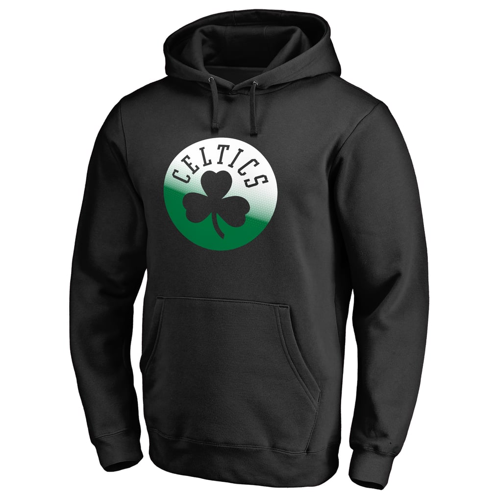 Boston Celtics Gradient Logo Pullover Hoodie - Black
