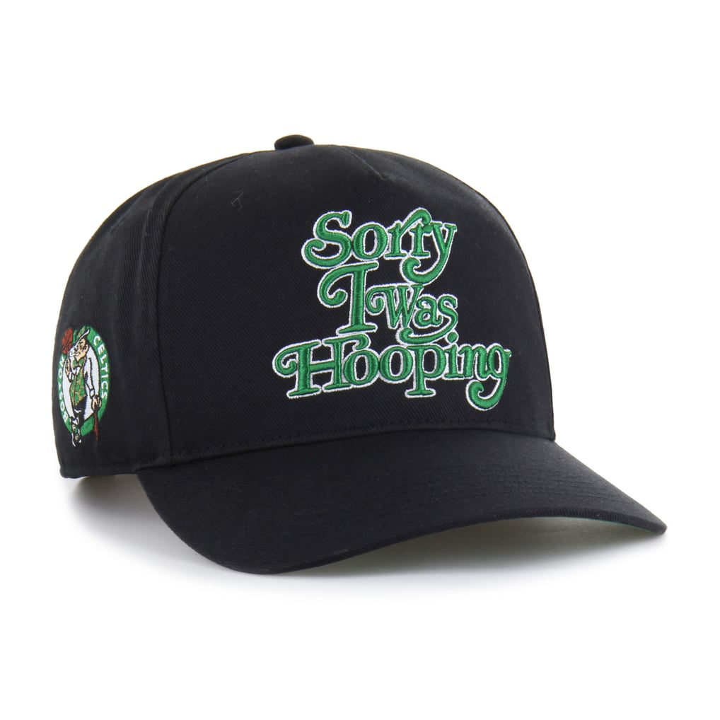 Boston Celtics Brand Seen by '47 Sorry I Was Hooping Hitch Adjustable Hat - Black