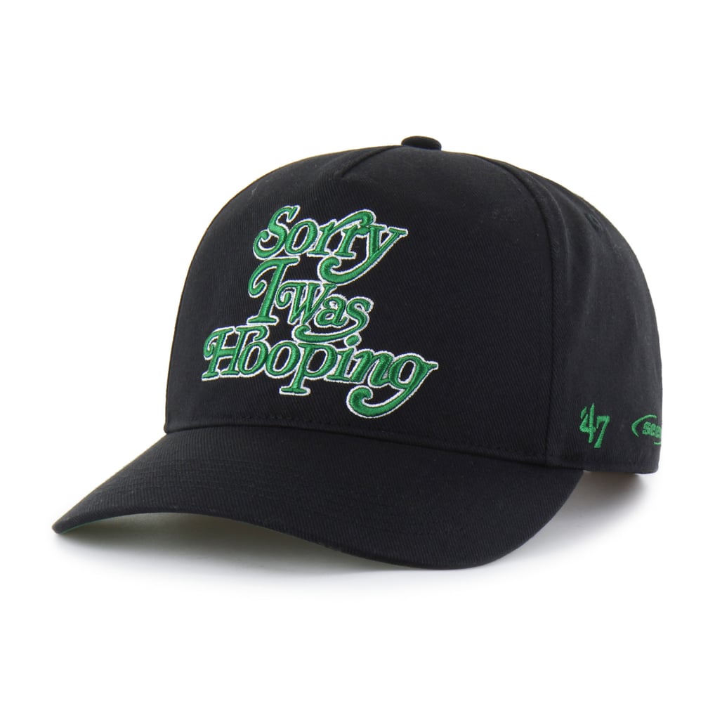 Boston Celtics Brand Seen by '47 Sorry I Was Hooping Hitch Adjustable Hat - Black