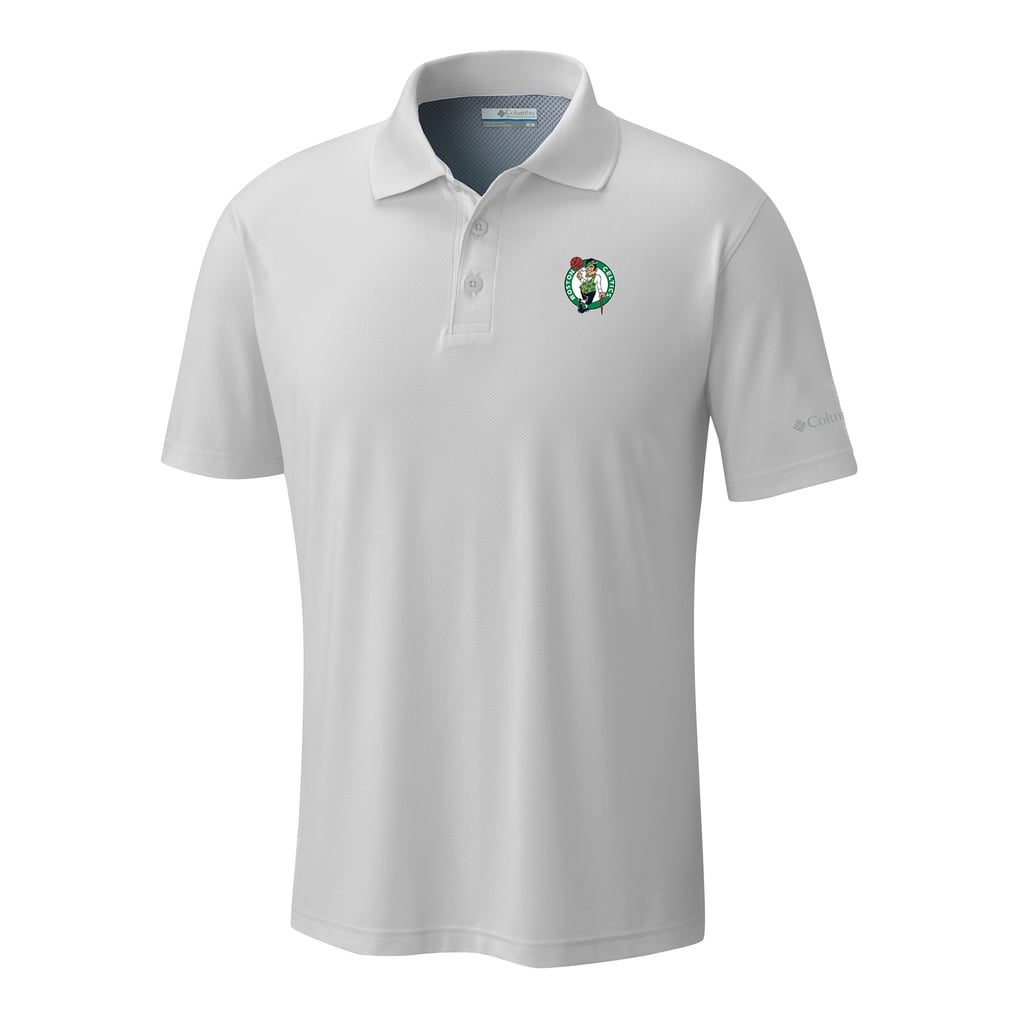  Boston Celtics Columbia Low Drag Offshore Polo - White