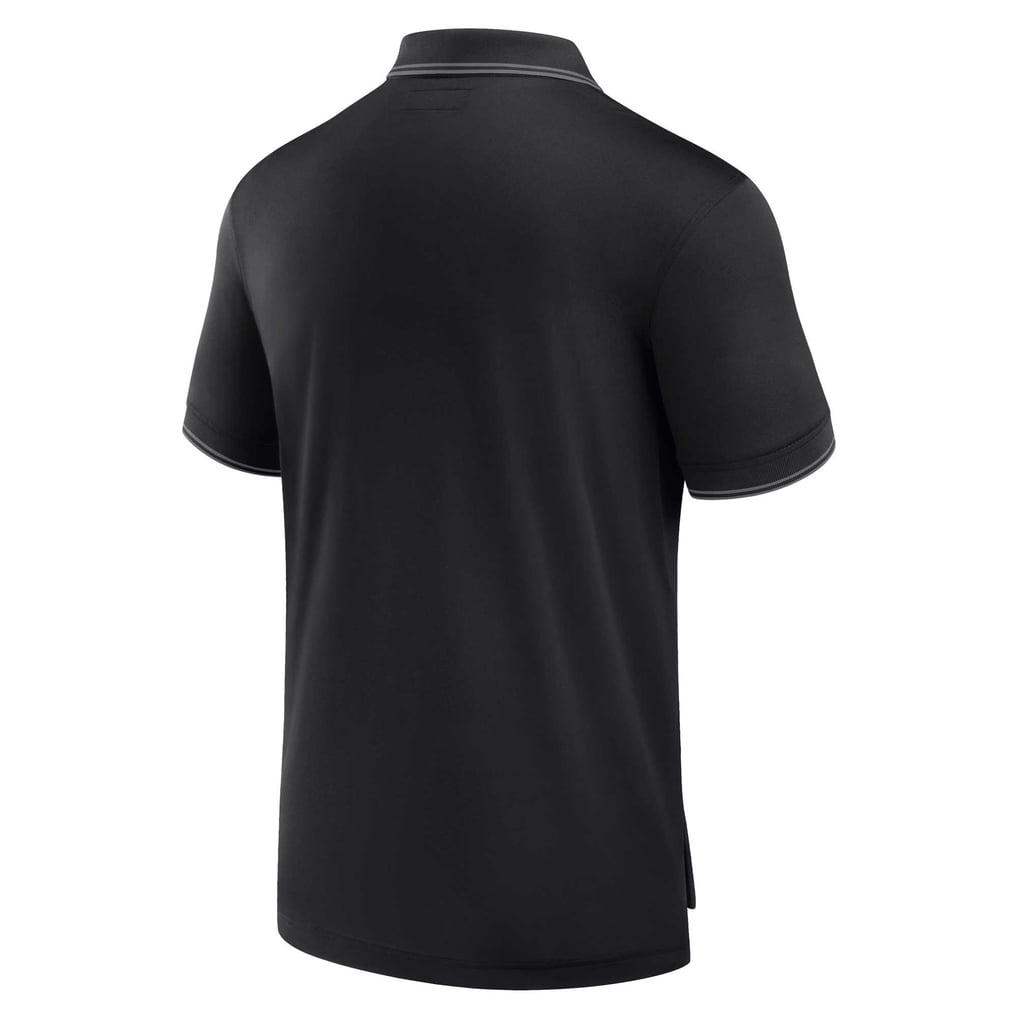 Boston Celtics Fanatics Front Office Pique Polo - Black