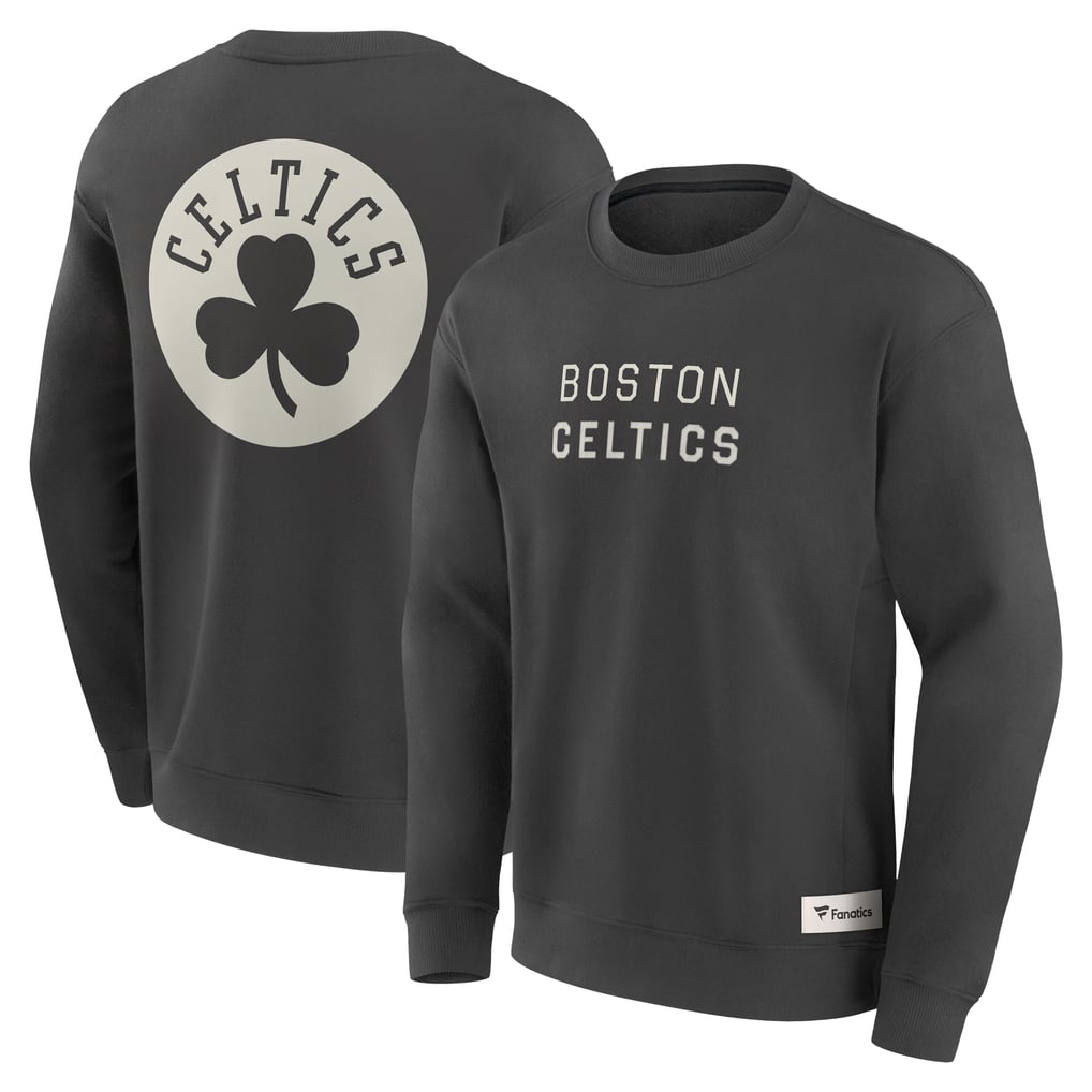 Boston Celtics Fanatics Elements Future Ground Lettering Pullover Sweatshirt - Gray