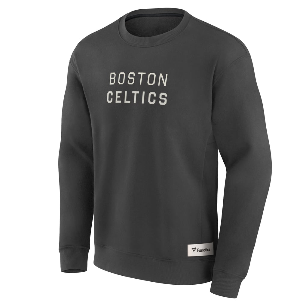 Boston Celtics Fanatics Elements Future Ground Lettering Pullover Sweatshirt - Gray