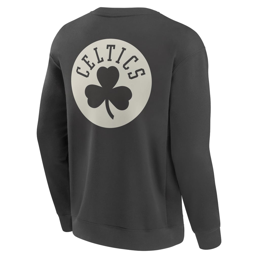 Boston Celtics Fanatics Elements Future Ground Lettering Pullover Sweatshirt - Gray