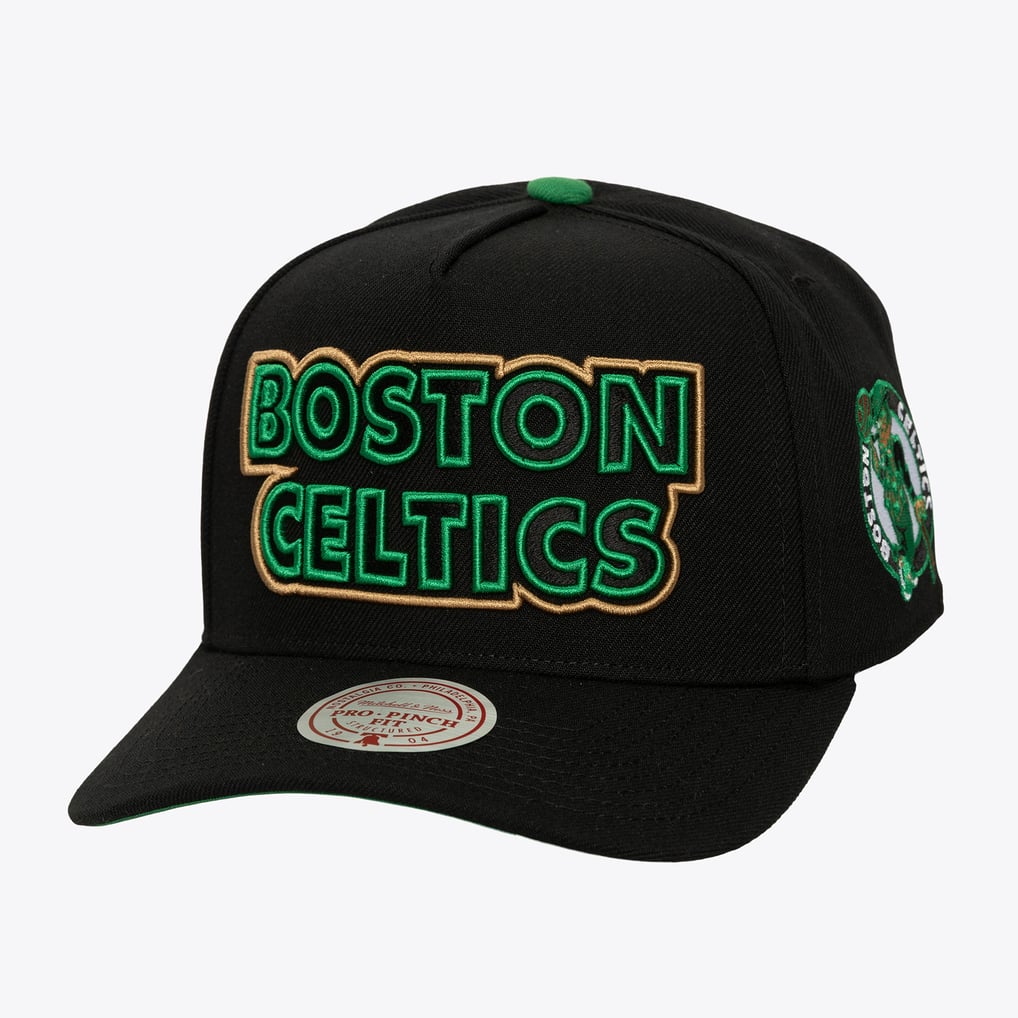  Boston Celtics Mitchell & Ness Class Act Pro Snapback Hat - Black