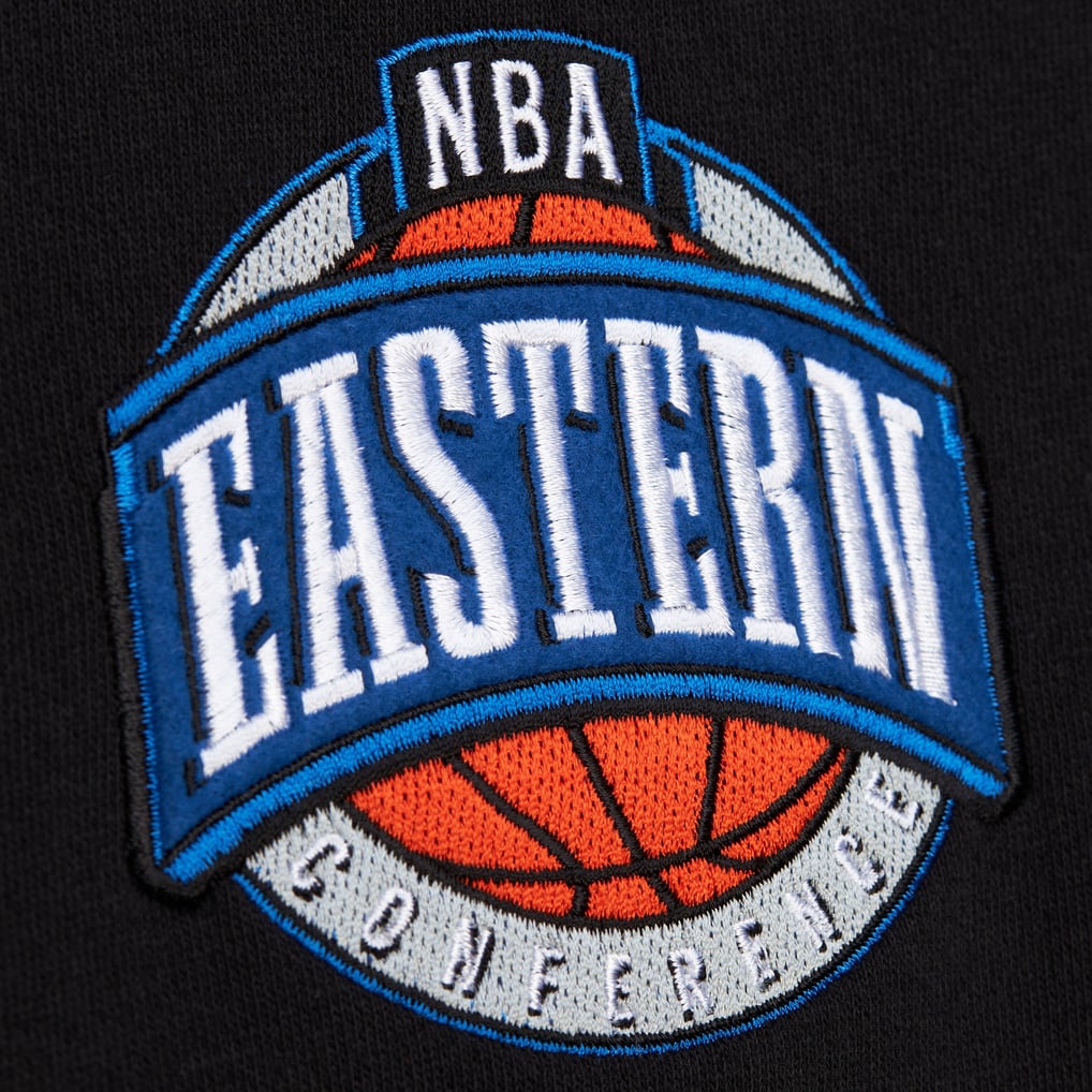  Boston Celtics Mitchell & Ness Hardwood Classics Blackout Collection Pullover Hoodie - Black