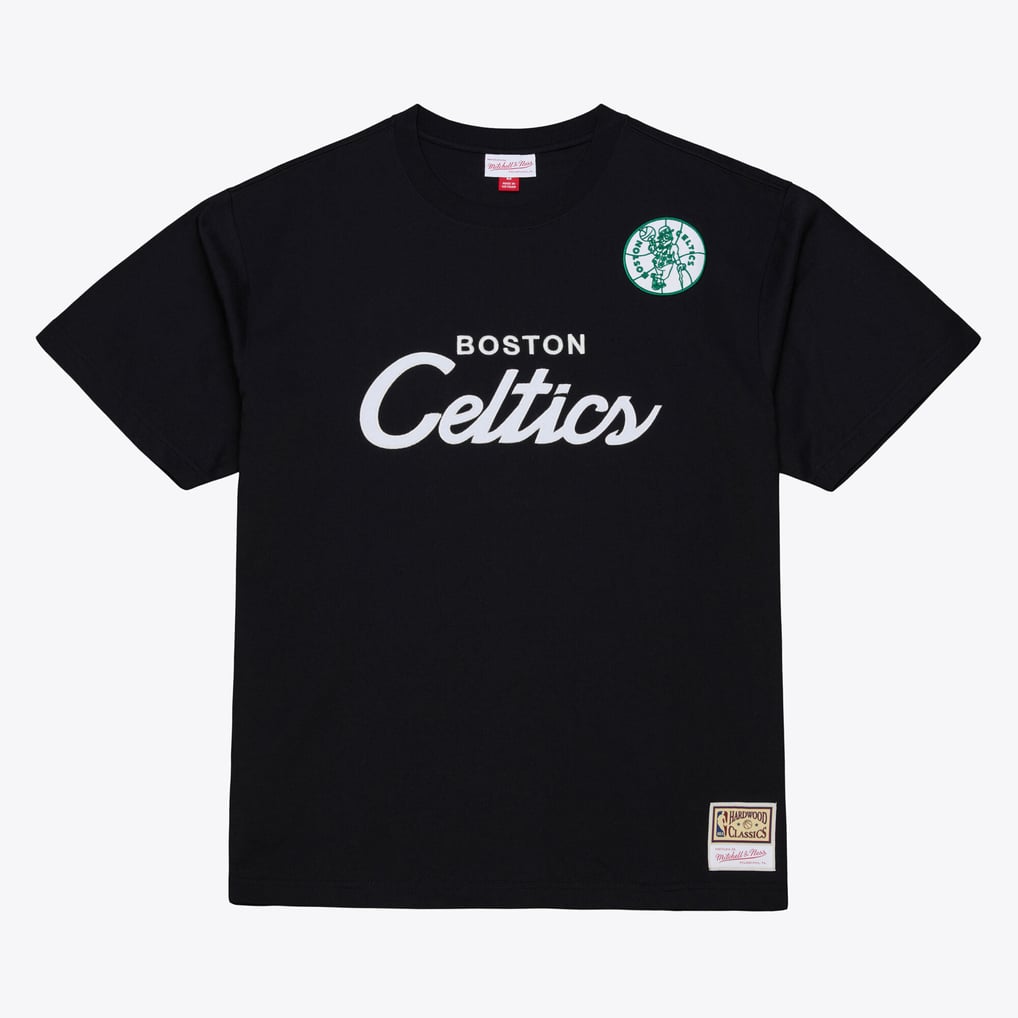  Boston Celtics Mitchell & Ness Head Coach T-Shirt - Black