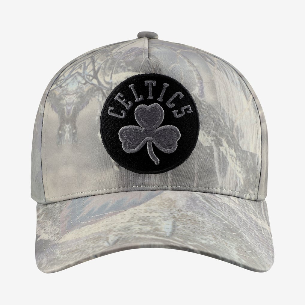 Boston Celtics Mitchell & Ness Perfect Pro Adjustable Hat - Camo