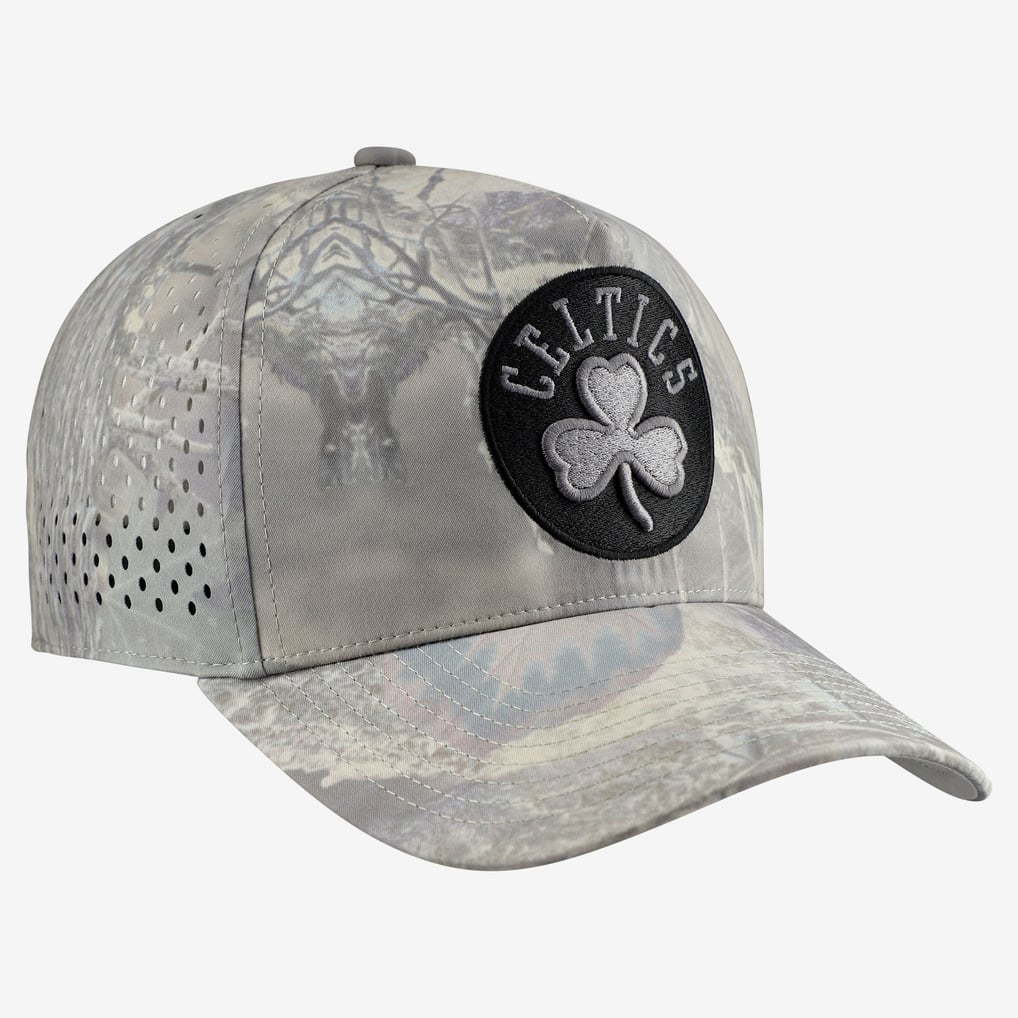 Boston Celtics Mitchell & Ness Perfect Pro Adjustable Hat - Camo