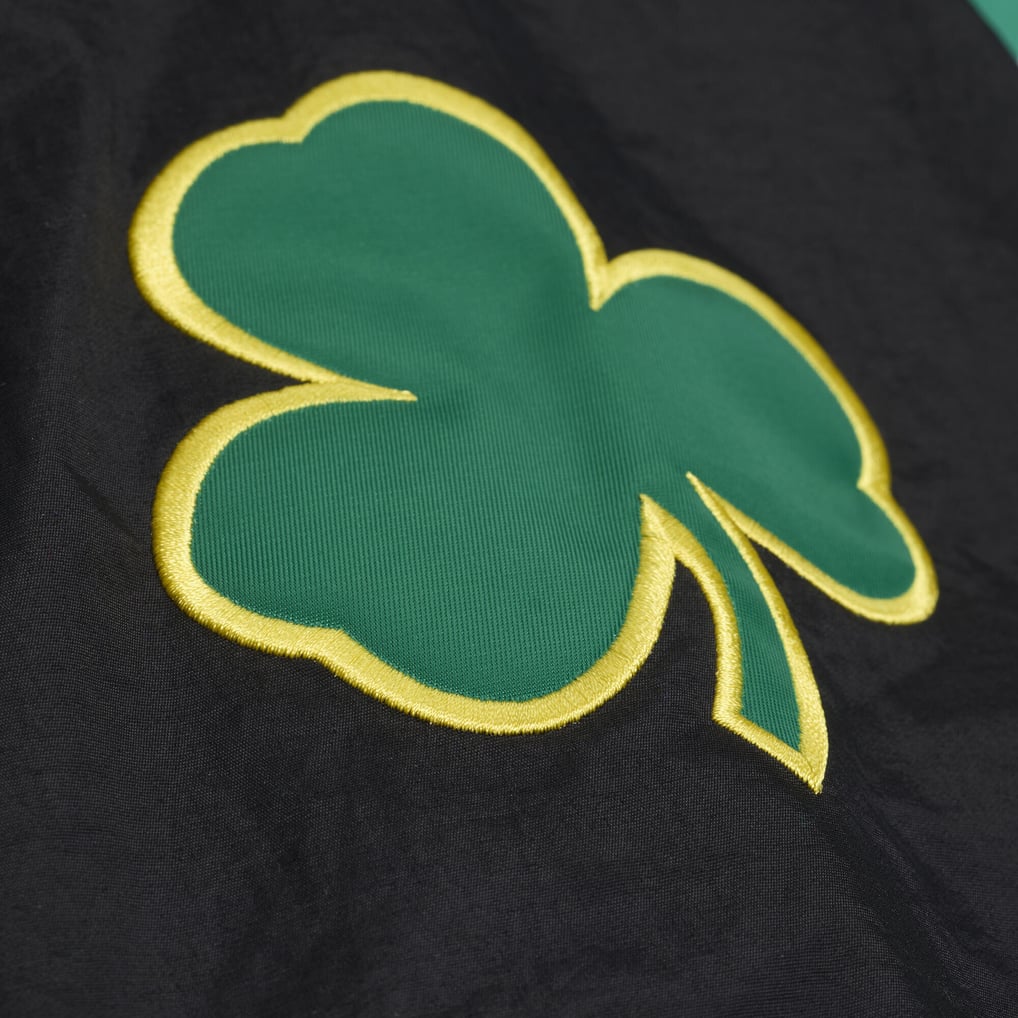  Boston Celtics Mitchell & Ness Classic V-Neck Pullover Jacket - Kelly Green