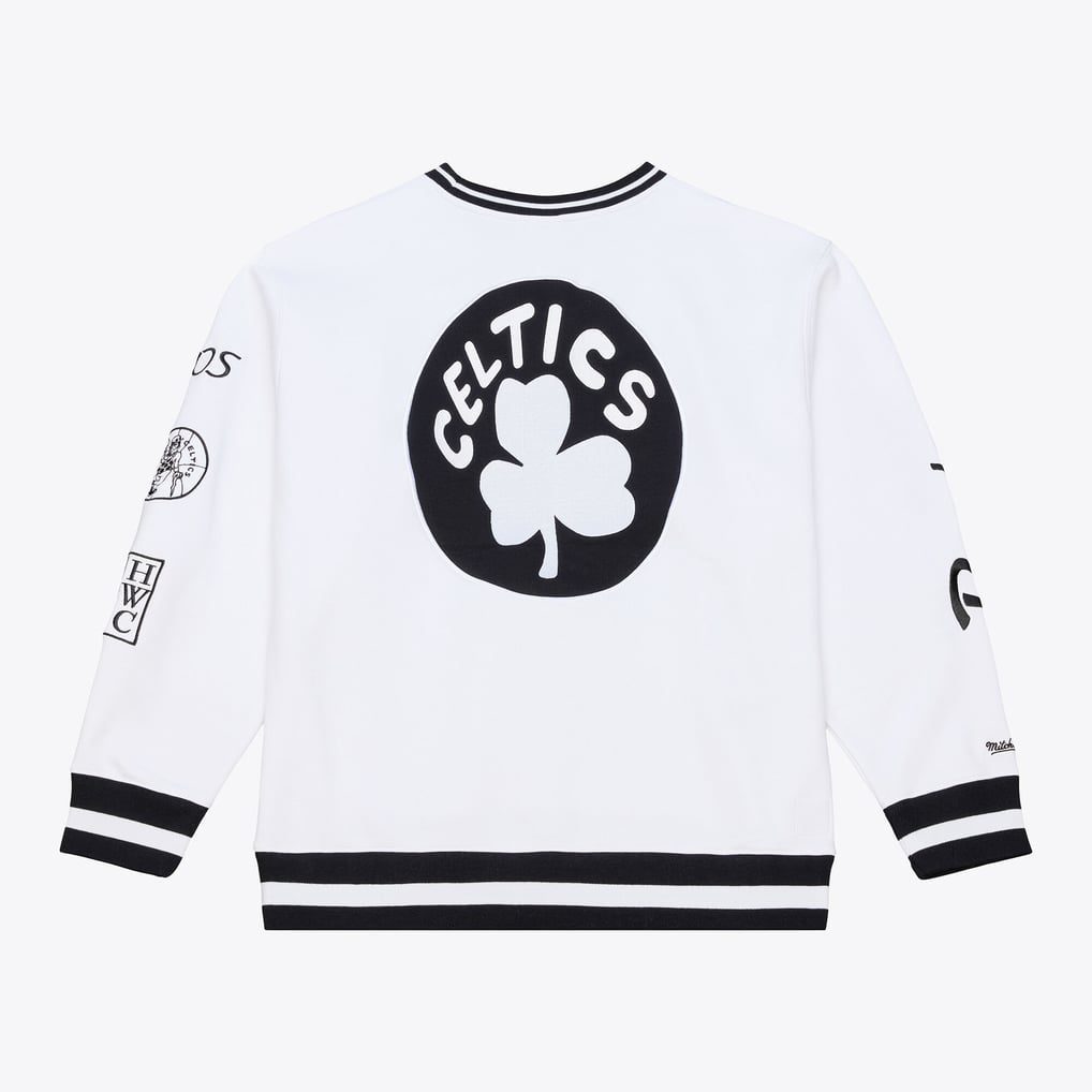  Boston Celtics Mitchell & Ness Arctic Fleece Sweatshirt - White