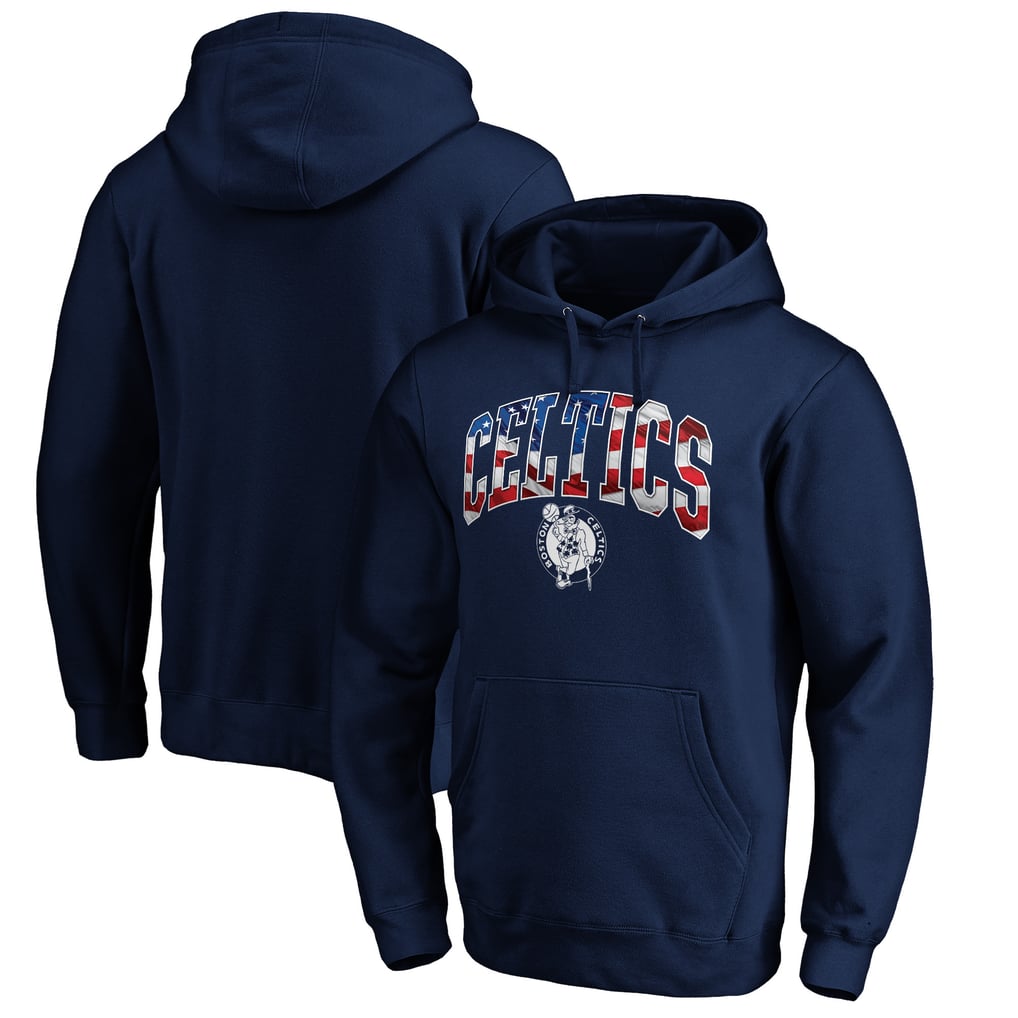 Boston Celtics Banner Wave Pullover Hoodie - Navy