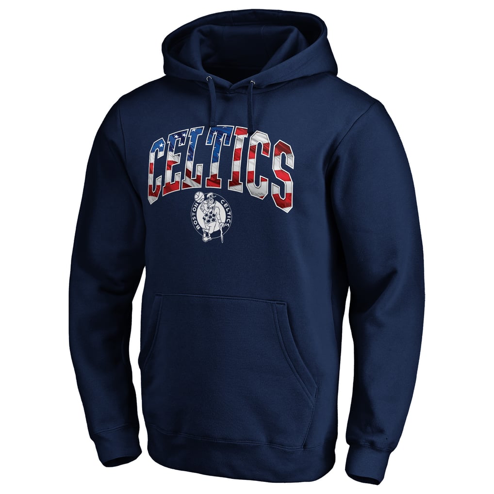 Boston Celtics Banner Wave Pullover Hoodie - Navy