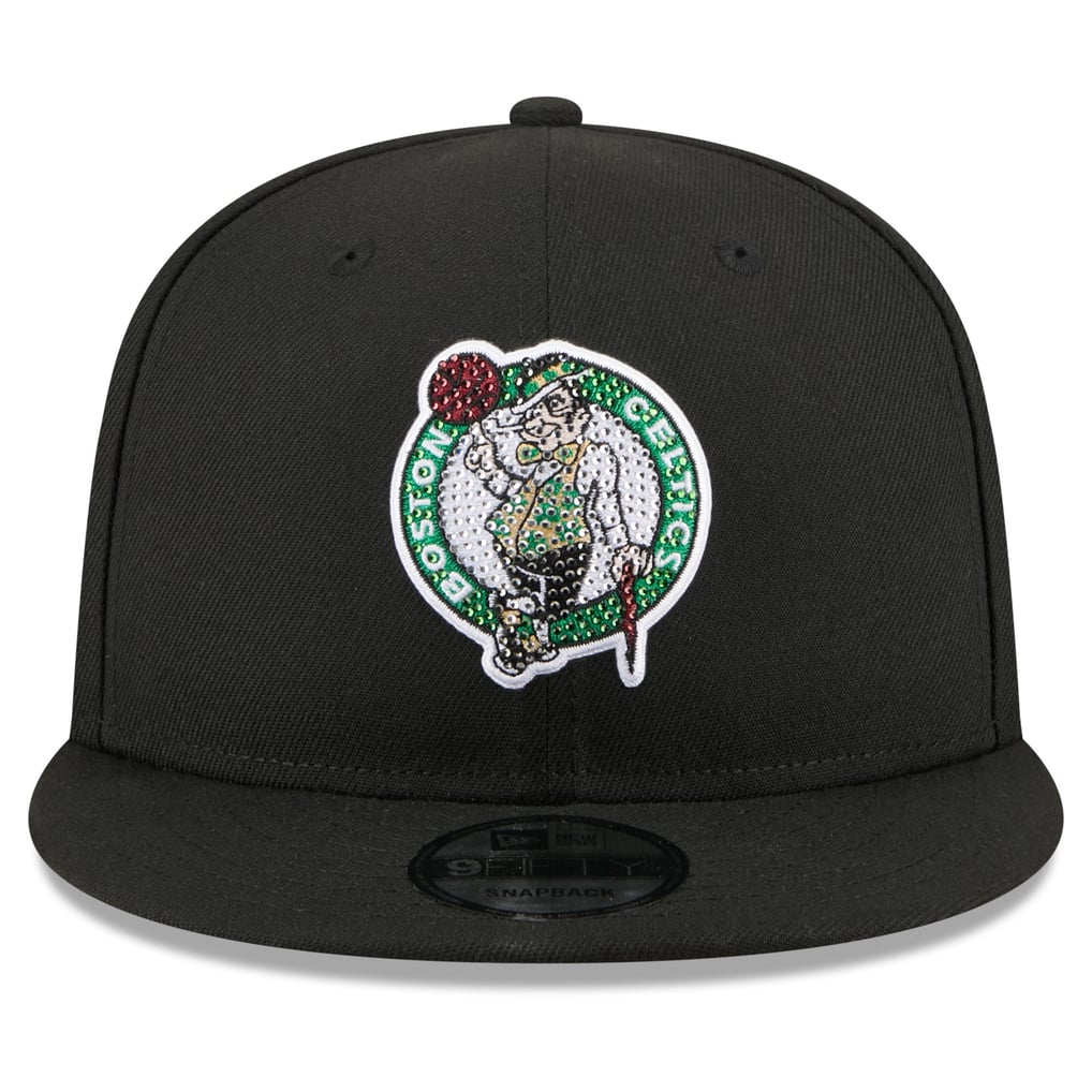 Boston Celtics New Era 2026 NBA Draft Crystal 9FIFTY Snapback Hat - Black