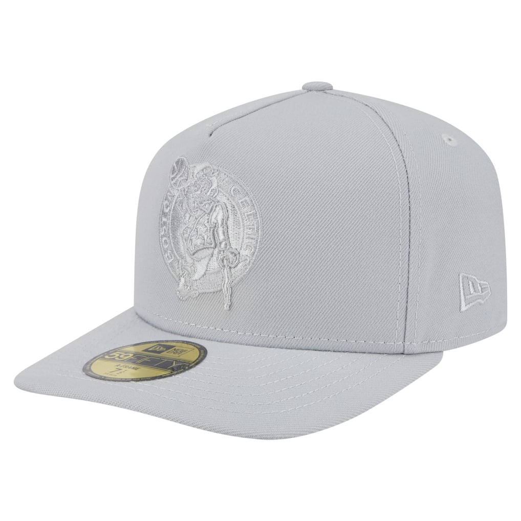  Boston Celtics New Era Colorpack A-Frame Pinch Front 59FIFTY Fitted Hat - Gray