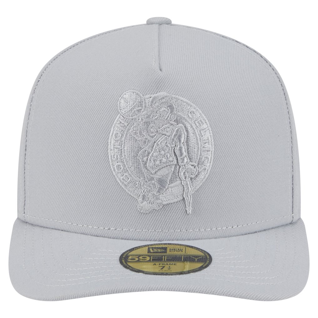  Boston Celtics New Era Colorpack A-Frame Pinch Front 59FIFTY Fitted Hat - Gray